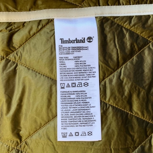 Timberland Black Waterproof Belted Trench Coat - Picture 4 of 8